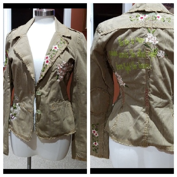 Inspirational embroidered jacket - Picture 1 of 6
